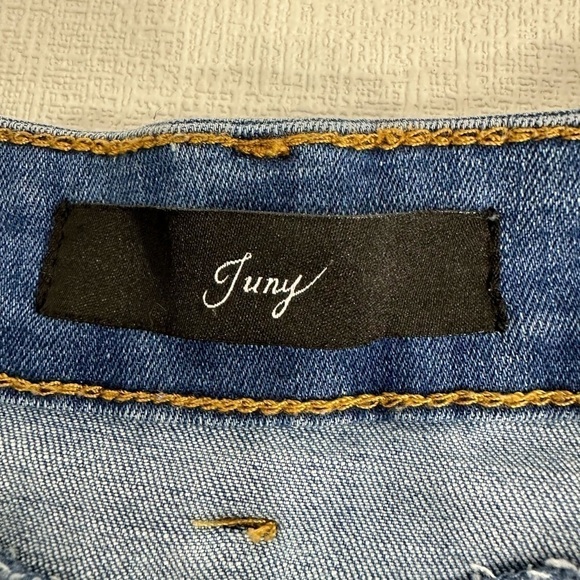 Juny wide leg high waist retro jeans size M - Picture 7 of 11